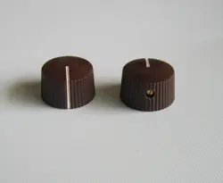 10PCS BROWN VINTAGE STYLE BARREL GUITAR AMP KNOB AMPLIFIER KNOBS FITS FENDER AMP