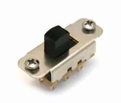 001-7079-049 FENDER SWITCHCRAFT BLACK TIP SLIDE SWITCH JAGUAR JAZZMASTER GUITAR