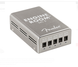 Fender Engine Room LVL5 Multi-Pedal Power Supply, 9Vdc at 500mA, 120V