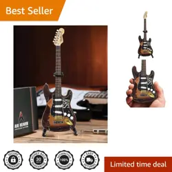 ICONIC FENDER MINI GUITAR REPLICA - HANDCRAFTED COLLECTIBLE WITH ACCESSORIES