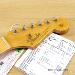 FENDER CUSTOM SHOP LTD ED RELIC 65 STRATOCASTER NECK MAPLE 5/4 NO SKUNK 