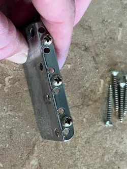1958 - 64 FENDER MUSICMASTER DUO SONIC GUITAR BRIDGE