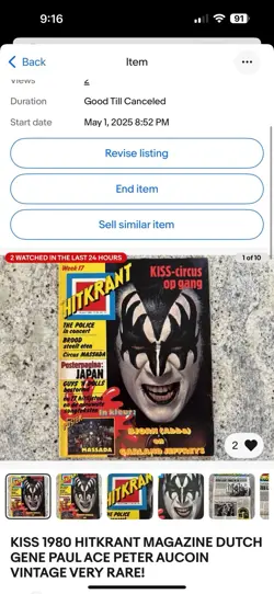 FENDER GUITAR SPECIAL 10 ITEM KISS LOT