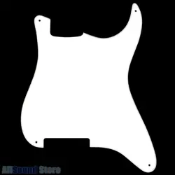 1-PLY WHITE BLANK PICKGUARD FOR USA/MIM FENDER STRATOCASTER STRAT