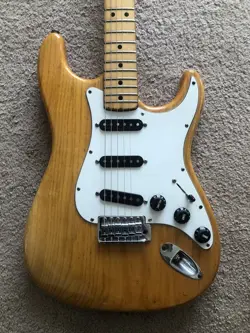 1974 FENDER STRATOCASTER STRAT USA VINTAGE ELECTRIC GUITAR RARE NATURAL FINISH