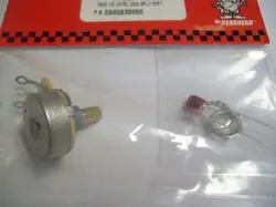 NEW 250K Fender Split Shaft T/V Pot, Capacitor & Washer, 099-0830-000