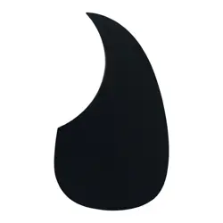 1 PCS ACOUSTIC GUITAR PICKGUARD SCRATCH PLATE FOR FENDER STRAT PVC BLACK PARTS
