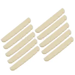 10 X  CREAM ABS PLASTIC ELECTRIC GUITAR NUT FOR FENDER GUITAR 42X3X6MM WHOLESALE