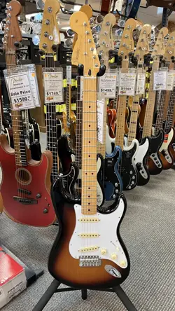 FENDER JIMI HENDRIX STRATOCASTER 6 STRING MAPLE FINGERBOARD ELECTRIC GUITAR - 3-COLOR SUNBURST