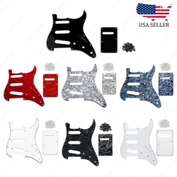 11 HOLE SSS 3 PLY GUITAR PICKGUARD&BACK PLATE FOR USA MIM STANDARD FENDER START