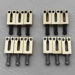 10.5/10.8MM GUITAR BRIDGE SADDLES SOLID BRASS FOR FENDER STRAT / TELE US SHIP