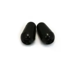 099-4939-000 (2) GENUINE FENDER ORIGINAL BLACK STRATOCASTER STRAT SWITCH TIPS
