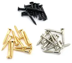 12 BRIDGE MOUNTING SCREWS FOR FENDER BASS, MODERN TELECASTER 3.0X25MM OVAL HEAD