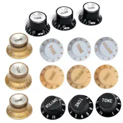 15PCS DIFFERENT COLOR VOLUME TONE CONTROL KNOBS FOR FENDER STRAT GUITAR USA