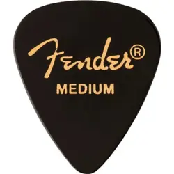 12 PACK OF FENDER MEDIUM BLACK PICKS-351MBK