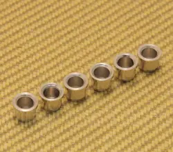 099-4918-000 (6) FENDER ORIGINAL NICKEL TELECASTER/TELE BODY STRING FERRULES