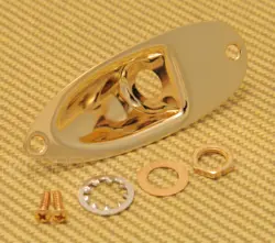 099-1940-200 GENUINE FENDER STRAT/STRATOCASTER GUITAR JACK FERRULE GOLD