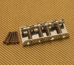 004-0798-049 FENDER STANDARD CHROME PRECISION OR JAZZ MEXICAN BASS BRIDGE