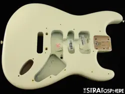FENDER AMERICAN PROFESSIONAL II STRATOCASTER BODY, STRAT PARTS OLYMPIC WHITE