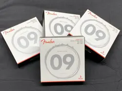 12-PACK FENDER SUPER 250'S 250L LIGHT ELECTRIC GUITAR STRINGS SETS .009-.042