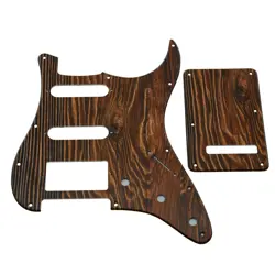 11 HOLE GUITAR HSS PLASTIC PICKGUARD BACK PLATE FITS MEXICAN FENDER STRAT STRAT