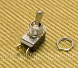 003-6572-000 FENDER AMP TOGGLE STANDBY SWITCH SPST W/MOUNTING NUTS '59 BASSMAN