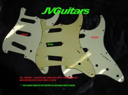1960S FENDER ST VINTAGE AGED RELIC PICK GUARD   TO MATCH YOUR JVG RELIC BODY JVG