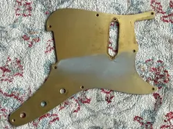 1956 1957 FENDER GOLD ANODIZED MUSICMASTER GUITAR PICKGUARD