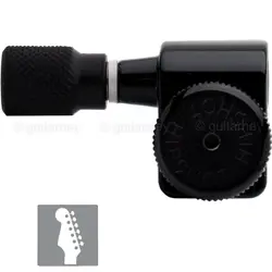 NEW HIPSHOT STAGGERED KNURLED KIT FENDER DIRECTROFIT LOCKING LEFTY - BLACK