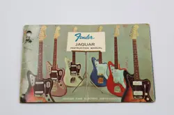 1964 FENDER JAGUAR INSTRUCTIONS MANUAL RARE PRE CBS CASE CANDY COLLECTOR USA