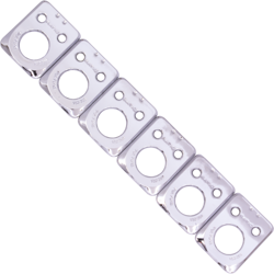 INSTALLATION PLATES, INVISOMATCH FOR RATIO TUNERS, FOR FENDER 2 PIN HOLE