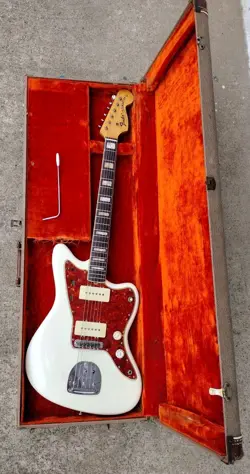 1960 & 1969 FENDER JAZZMASTER ELECTRIC BASS GUITAR W/HSC! -LL
