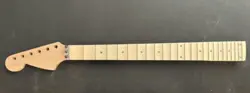 NEW LEFTY SCALLOPED 24 FRET UNFINISHED SOLID MAPLE GUITAR NECK FITS FENDER STRAT