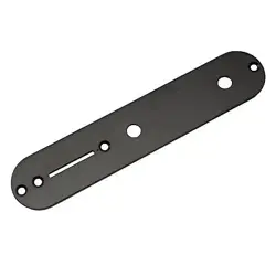 32MM TELECASTER CONTROL PLATE FOR FENDER TELE ELECTRIC GUITAR REPLACEMENT, BLACK