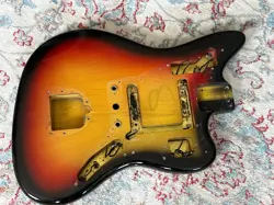 1964 FENDER JAGUAR GUITAR BODY SUNBURST