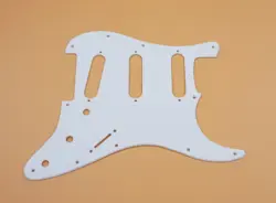 11 HOLE WHITE ACRYLIC PICKGUARD FOR US/MEX FENDER STRATOCASTER