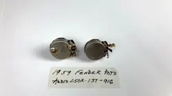 1959 FENDER POTS-POTENTIOMETERS -AUDIO 250K 137-916 TELECASTER ESQUIRE DUO-SONIC