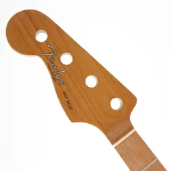 FENDER AM PRO LEFT-HAND JAZZ BASS NECK - ROASTED MAPLE FRETBOARD (080859)