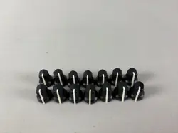 14 VINTAGE FENDER AMP  REPLACEMENT BLACK KNOB W/ WHITE POINTER 90'S