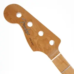 FENDER AM PRO MOD-SHOP LEFTY JAZZ BASS NECK - ROASTED MAPLE FRETBOARD (080851)