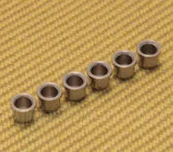 099-4917-000 6 FENDER AMERICAN GUITAR CHROME TELECASTER BODY STRING FERRULES