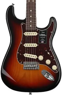 FENDER AMERICAN PROFESSIONAL II STRATOCASTER - 3 COLOR SUNBURST WITH ROSEWOOD