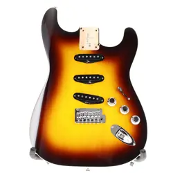 FENDER AERODYNE STRATOCASTER BODY- CHOCOLATE BURST (081221-I13) 5LB7OZ