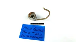 1963 FENDER SWITCHCRAFT JACK AND WIRE  (#621) ORIGINAL VINTAGE FENDER 1956-1969