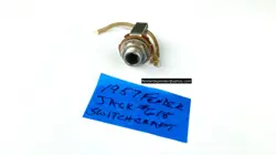 1957 FENDER SWITCHCRAFT JACK AND WIRE  (#618) ORIGINAL VINTAGE FENDER 1956-1969