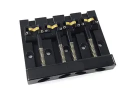 HIPSHOT BLACK KICKASS ™ BASS BRIDGE FOR TOP LOAD FENDER P/JAZZ BASS® 5K400B