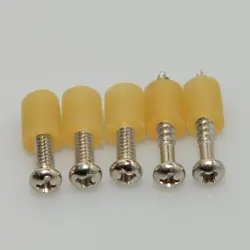 12X GUITAR PICKUPS HEIGHT ADJUSTING RUBBER TUBES, SCREWS FOR FENDER TELECASTER