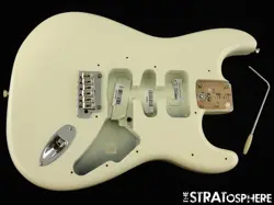 FENDER AMERICAN PROFESSIONAL II STRAT BODY   HARDWARE, ALDER,] OLW OLYMPIC WHITE