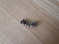 1951 1952 FENDER TUNER TUNING PEGS SCREWS SET FLAT HEAD ESQUIRE TELECASTER PRECI