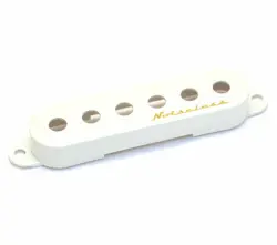 005-3339-010 Fender 1 Noiseless White Fender Strat Guitar Bridge Pickup Cover NF